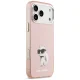 Karl Lagerfeld IML Aquarelle Choupette MagSafe Case for iPhone 17 Pro Max, Pink