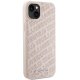 Karl Lagerfeld iPhone 15 Plus / 14 Plus Case Quilted K Pattern, Pink
