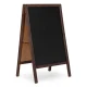 Double-Sided A-Frame Chalkboard Sign 83x50 cm ModernHome