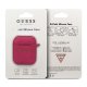 Guess Silicone Glitter чехол для Apple AirPods, цвет фуксия