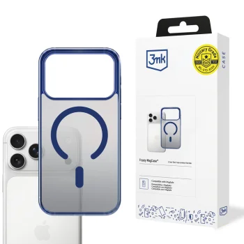 3mk Frosty MagCase for iPhone 17 Pro, Blue