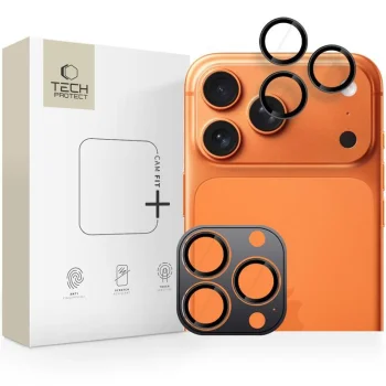 Tech-Protect Camring Fit+ Camera Cover for iPhone 14-17 Pro / Max - Black