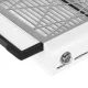Momo J-23 Cassette Nail Dust Collector, 40W, White/Silver