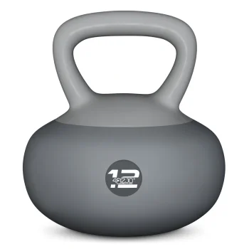 Minkštas svarsnis 4FIZJO 12 kg, pilkas
