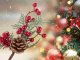Decorative Christmas Branch, Rowan Berries Sprig, 28 cm