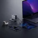 Cuktech AD1204U 120W GaN Wall Charger with Display & USB-C Cable - Silver