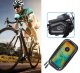 Carruzzo Waterproof Double Bike Frame Bag with Phone Holder