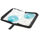 Disc case for 80 cd/dvd discs brown