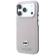 Karl Lagerfeld Grained Choupette Head Metal MagSafe Case for iPhone 17 Pro / 18 Pro - Pink