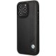 BMW Phone Case Leather Blue Dots iPhone 14 Pro 6.1 Black