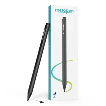 Metapen Pen G1 Tablet Stylus, 4096 Pressure Levels, USB-C, Black