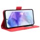 Samsung Galaxy A35 ( SM-A356E/DS ) Multiple Card Slots Design Wallet Stand Leather Book Case Cover, Red