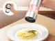 Electric Salt and Pepper Grinder with LED Light, Silver