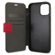 Apple iPhone 12 / 12 Pro 6.1\" US Polo Embroidery Collection Book Case Cover (USFLBKP12MPUGFLRE), Red