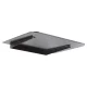 Maclean MC-738 Wall Shelf for Set-Top Box, Glass, Black