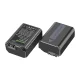 NEEWER NP-FW50 kit: 2 × 1100 mAh batteries and dual charger