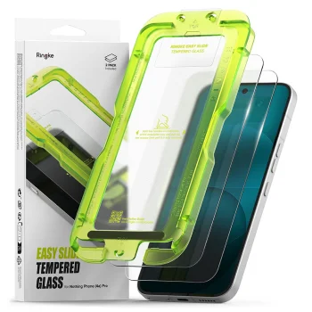 Ringke Easy Slide Tempered Glass for Nothing Phone 4A Pro, 2-Pack
