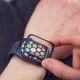Wozinsky Watch Glass Hybrid Screen Protector for Oppo Watch 41mm, Black