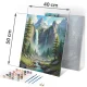 Massido Paint by Numbers Mountain Landscape, 40x50 cm