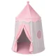 Kids Play Tent Castle, Foldable, Grey/Pink