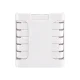 Isomedix 7-day pill organiser with 28 compartments and pill cutter