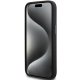 Karl Lagerfeld iPhone 15 Plus Case Silicone Metal Pin, Black