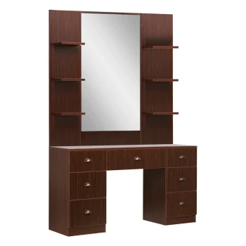 Gabbiano MT-1112 Barber Console, Walnut