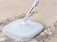 Square Flat Mop with Spin Bucket and Microfiber Pad