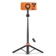 Tech-Protect L10S Bluetooth MagSafe Selfie Stick Tripod, Black/Orange