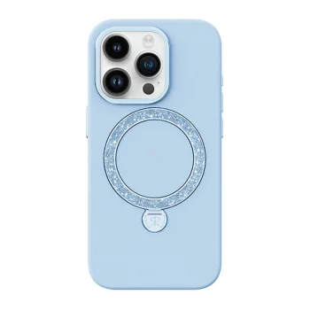 Joyroom Dancing Circle Case for iPhone 15 Pro, Blue (PN-15L2)