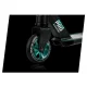 SOKE PRO Stunt Scooter for Freestyle Tricks, 110mm Wheels, Silver Turquoise