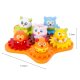 Onshine Wooden Gear Toy with Animal Egg Puzzle