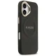 Guess iPhone 17 Case Peony Hot Stamp MagSafe, Black