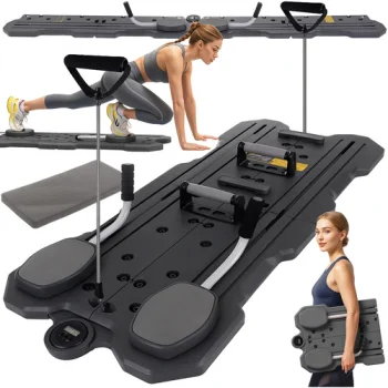 Trizand 00026343 Multifunctional Pilates Board with Counter, Grey
