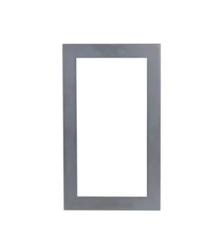 Front Panel for 2 Modules VTM125, Silver