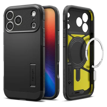 Spigen iPhone 17 Pro Max Case Tough Armor T MagSafe, Black