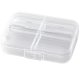 Pill and Supplement Organizer, 7 Compartments, Transparent