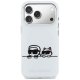 Karl Lagerfeld IML Karl & Choupette Peekaboo Logo MagSafe Phone Case Cover iPhone 17 Pro - White
