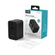 Choetech PD5022 70W Travel Adapter with Built-in USB-C Cable - Black
