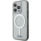 BMW iPhone 14 Pro Case Silver Ring MagSafe, Transparent