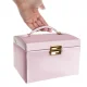 Beautylushh Jewelry Box with Mirror, Pink