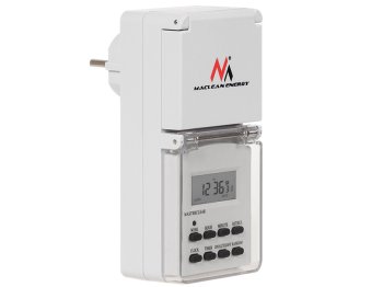 Maclean Digital Outdoor Timer, Random Function, 3600W, IP44, MCE08