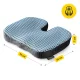 4FIZJO Orthopedic Seat Cushion with Memory Foam, Blue-Grey