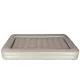 Kids Inflatable Air Mattress Bed with Pump, 140x90 cm, Light Grey