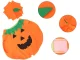 Kids Pumpkin Costume for Halloween Fancy Dress with Hat, 80-110cm, Orange