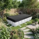 Bestway 58232 Frame Pool Cover 404x201 cm, Black