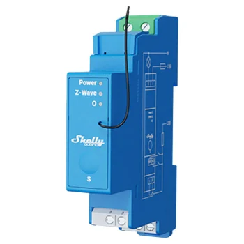 Shelly Qubino Pro 1 DIN Rail Relay, 1-channel, Z-Wave