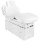 Kosmētiskā gulta, masāžas kušete ar apsildāmo AZZURRO KRYSTAL 370-3, balta | Cosmetic bed, massage couch with...