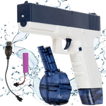 Kruzzel 00023189 Automatic Water Gun, Blue/White