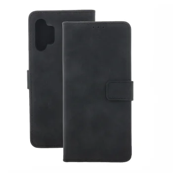 Samsung Galaxy A26 (SM-A266E/DS) Smart Velvet TPU Book Case Cover, Black